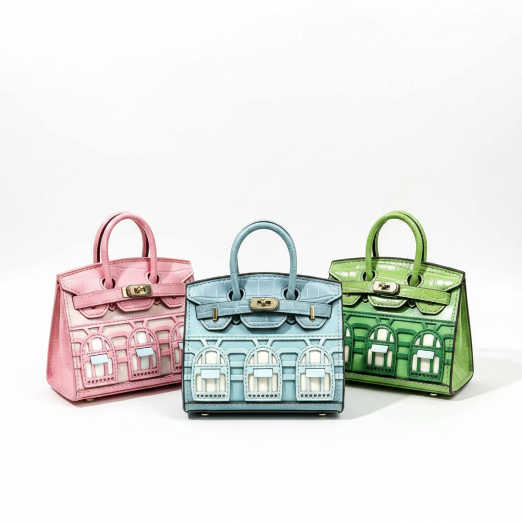 3 sacs fond blanc