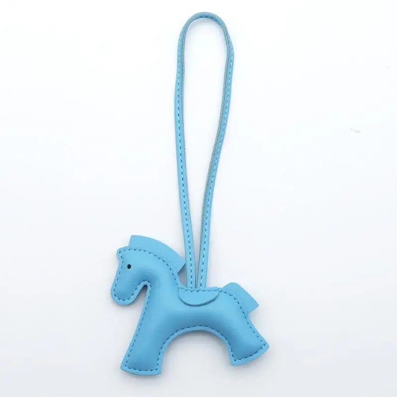 PU Leather Pony Bag Charm | Cute Keychain Pendant & Bag Accessory