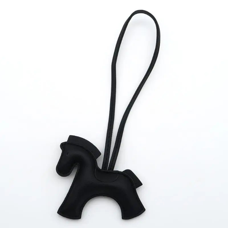 PU Leather Pony Bag Charm | Cute Keychain Pendant & Bag Accessory